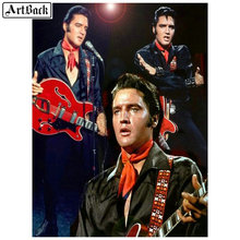 ArtBack 5d diy diamond painting Elvis Presley full drill square diamond embroidery 3d round diamond mosaic home decoration 2024 - buy cheap