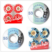 USA BRAND Chocolate Graphics Skateboard Wheels 51/52/53/54/55mm PU Skate Wheels Street Road Four Wheels Skateboarding 2024 - buy cheap