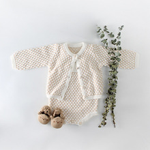Niñas Ropa de bebé de primavera y otoño de bebé de mameluco, recién nacido cardigan para niña bebé suéter de moda bebé mono LZ032 2024 - compra barato