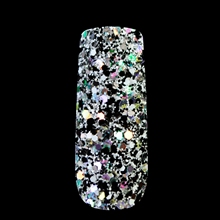 Colorful Silver Mixed Powder Hexagon Dust Mix Size Nail Art Glitter Powder Brilliant Acrylic Nail Art Embellishment 259 2024 - buy cheap