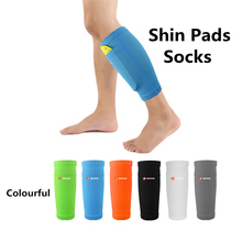 Meias de proteção com caneleiras para crianças e adultos, 1 par de meias esportivas com apoio para as pernas, meias de apoio para caneleiras 2024 - compre barato