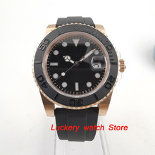 40mm no logo  black dial Luminous saphire glass;black Ceramic Bezel Automatic movement men's watch-BA53-A 2024 - buy cheap