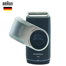 Braunn electric razor shavers m60 móvel barbear portátil lavável energia de segurança barba barbear & depilação para cuidados com o rosto 2024 - compre barato