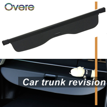 OVERE 1Set Car Rear Trunk Cargo Cover For Land Rover Freelander 2 LR2 Car-styling Black Security Shield Shade Auto accessories 2024 - buy cheap