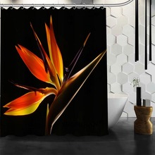 Custom Bird of Paradise Shower Curtains Polyester Bathroom Waterproof Bath Curtain Size 150X180cm165X200cm180X200cm 2024 - buy cheap