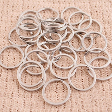 25Pcs Split Keyring 25mm Key Ring Chain Metal Loop Clasps Trinkets Connectors 2024 - buy cheap