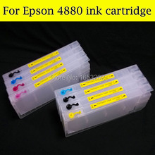 300ML Empty Ink Cartridge For Epson Stylus Pro 4880+ Chip Resetter For Epson 4880 2024 - buy cheap