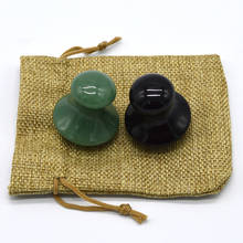 Natural Jade Guasha Tool Quartz Gua Sha Mushroom Slimming Healthcare Stone Body Cellulite Massager 2024 - buy cheap