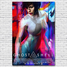 Pôsteres artísticos para decoração de casa filme ghost in the shell, scarletletprato, arte de parede, pôsteres e impressões, tela, pinturas de arte para casa 2024 - compre barato