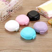 lovely Color New Bathroom Plate Dish Case Home Shower Travel Hiking Holder Container Soap Box Portable belt suit for travel 2024 - buy cheap
