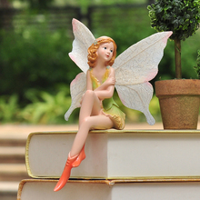 Resin Pastoral Fairy Figurines & Miniatures Home Decoration Accessories Vintage Home Decor Fairy Garden Miniatures 2024 - buy cheap