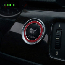 Aluminum M power performance Car start switch decoration sticker for BMW E90 E60 2024 - buy cheap