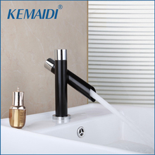 Kemaidi-nova pia cascata para banheiro, cromada, alça única, gabinete, água quente e fria, misturador 2024 - compre barato