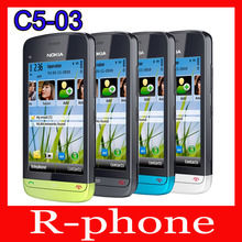 Восстановленный Оригинальный Nokia C5-03 мобильный телефон 3G Wifi GPS 5 Мп разблокированный смартфон 2024 - купить недорого