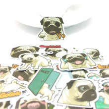 40Pcs Everyday pug is funny Sticker for kids toys phone School Supply Fashion Decoration Vinyl Decals DIY Stickers scrapbooking 2024 - buy cheap