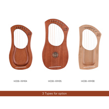 Walter.t 7-cordas de madeira lira harpa metal cordas birch instrumento de corda de madeira maciça com saco de transporte wh06 2024 - compre barato