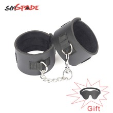 SMSPADE-esposas de Bondage para pareja, Juguetes sexuales de esclavo, esposas de tobillo, productos sexuales BDSM, color negro 2024 - compra barato