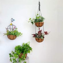 Hanging Basket for Plants Garden Flower Planter with Chain Plant Pot Home Balcony Decoration 2 pcs-8 inch 2024 - buy cheap