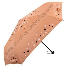 Free shipping,6k fiberglass bag umbrellas,three fold  umbrellas,hand open,windproof,UV protecting,supermini,pocket umbrellas 2024 - buy cheap