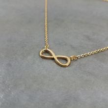 Collares de símbolos minimalistas Infinity para mujer, joyería de amor ilimitada para siempre, collar de oro rosa de acero inoxidable para parejas, regalos 2024 - compra barato