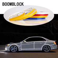 BOOMBLOCK 1*500cm tira reflectante de coche cuerpo neumático etiqueta para Mercedes W204 W210 AMG Benz Bmw E36 E90 E60 Fiat Volvo 500 S80 2024 - compra barato