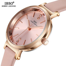 IBSO Women Watches 8 MM Ultra-Thin Wrist Luxury Female Hours Clock Fashion Montre Femme Quartz Ladies Watch Relogio Feminino 2024 - buy cheap
