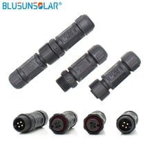 M12 Electronic waterproof connector used in LED Connector 2pin,3pin,4pin,5pin,6pin 7pin 8 pin 2024 - buy cheap