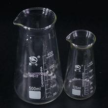 125ml 250ml 500ml Lab GG17 Glass Conical Beaker With Three-corner Philips Ware Labware Glassware 2024 - buy cheap