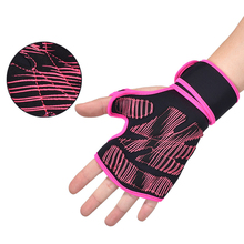 Guantes de levantamiento de pesas para hombre y mujer, manoplas de Fitness para entrenamiento, gimnasio, Protector de Culturismo 2024 - compra barato