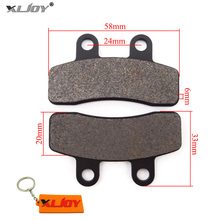 XLJOY Steel Disk Brake Pads Shoes For 50cc 70cc 110cc 125cc Pit Dirt Bike ATV Quad SDG SSR YCF PitsterPro Thumpstar Motorcycle 2024 - buy cheap