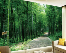 beibehang wallpaper for kids room Customized beautiful atmosphere bamboo decorative wallpaper TV background wall 3d wallpaper 2024 - buy cheap