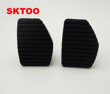 SKTOO Brake pedal leather pad for  Peugeot 307 308 408 Manual transmission brake anti-skid pedal pad Clutch pedal pad 2024 - buy cheap