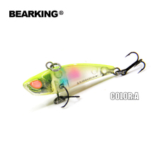 Perfect Bearking fishing lures, hard bait, vib(lip less) 40mm 3.8g, sinking,good quality baits,3D eyes,vmc hooks 2024 - buy cheap