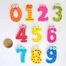 Wholesale Early Learning Toys Magnetic Fridge Magnets Refrigerator Wooden 600PCS/LOT FREE SHIPPING 2024 - buy cheap