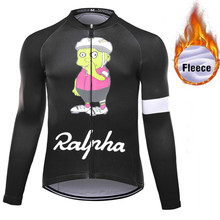 Ralpha Winter Cycling Men's Thermal Fleece Jersey Long Sleeve Ropa Bicycle Racing Riding Sports Wear Clothes 2019 Warm Clothing 2024 - buy cheap