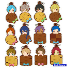 Ensemble Stars New Original Japanese anime figurerubber Silicone sweet smell mobile phone charms keychain strap D177 2024 - buy cheap