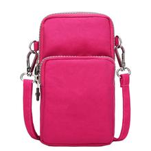 Women Hanging Neck Running Wrist Arm Mobile Phone Bag Shoulder Crossbody Pouch 2024 - buy cheap