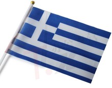 14 * 21 cm Greece  hand signal waving flag small banner  flags 2024 - buy cheap