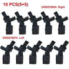 5 Pairs/10 Pcs ABS Wheel Speed Sensor 2H0927807A 2H0 927 807 A 2H0927808A  Rear Left&Right For Audi  VW Volkswagen Amarok 2024 - buy cheap