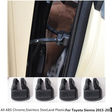 Frete grátis para toyota sienna 2015 2016 2017 carro anti ferrugem à prova de água fechadura da porta chaves de plástico fivela limite dispositivo guarnição 2024 - compre barato