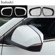 Car Rear Rearview Side Glass Mirror Trim Frame Rain Shield Sun Visor 2pcs For Chevrolet Equinox Third GE 2017 2018 2019 2020 2024 - buy cheap