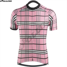 New 2018 PINK Team Cycling Jersey Customized Road Mountain Race Top Classical OROLLING 2024 - buy cheap