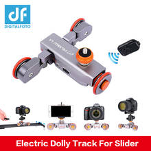 DIGITALFOTO Wireless Remote camera Motorized Dolly Car for DSLR Electric Track Slider Video Pulley Rolling Skater 2024 - buy cheap