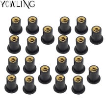 M5 5MM Motorcycle Windscreen Well nut Rubber Well Nuts Screw Bolt FOR Hyosung GT250R GT650R Kawasaki Z650 Z750 Z800 Z900 Z1000 2024 - buy cheap