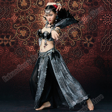 New Women Gypsy Bra Belly Dance ATS Tribal Costume Suit Set Bra Skirt Belt Bead Gypsy Dress Stage Performance Tribal 2024 - buy cheap