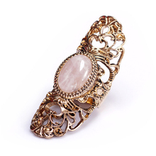 New Hot  fashion new vintage personality hollow Baroque inlaid stones Ring 2024 - buy cheap
