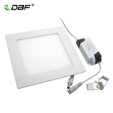 Lâmpada de led para teto, ultrafina, dimerizável, 3w, 4w, 6w, 9w, 12w, 15w, 18w, 2835, smd, luz de painel embutida, iluminação interna 2024 - compre barato