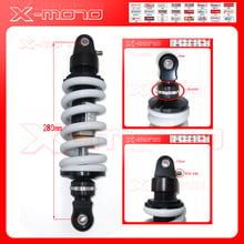 280mm rear shocks 1000LBS adjustable damping absorber suspension for Kayo Apollo Bosuer Xmotos KLX110 CRF50/70 Dirt Pit Bikes 2024 - buy cheap