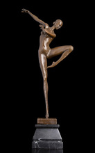 2020 home LIVING ROOM wall TOP Decor ART--50 CM large NUDE bronze  ART bronze statue sculpture Decoration  brass decorative 2024 - buy cheap