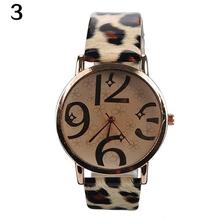 Unisex Fashion Big Arabic Numerals Analog Faux Leather Band Quartz Wrist Watch new 2024 - buy cheap